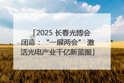2025 长春光博会闭幕：“一展两会” 激活光电产业千亿新蓝图